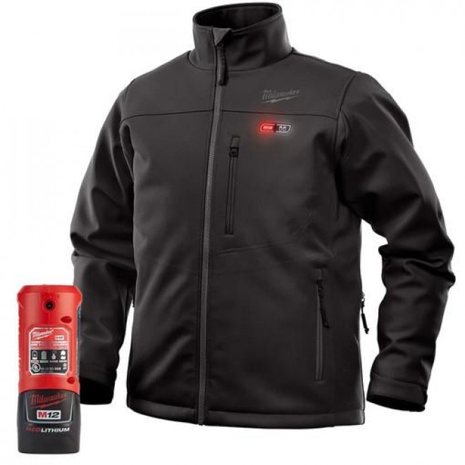 Milwaukee 202B-212X M12 Heated TOUGHSHELL Jacket Kit 2X-Large, Black