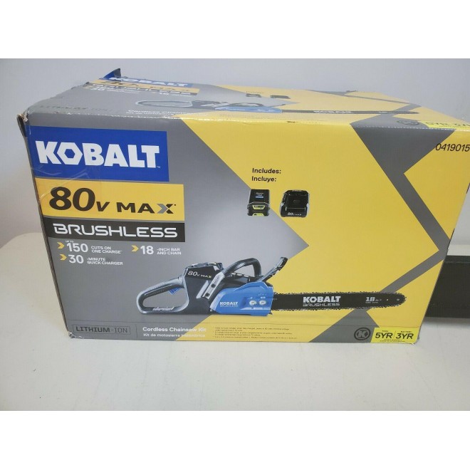 Kobalt 80V Cordless Chainsaw