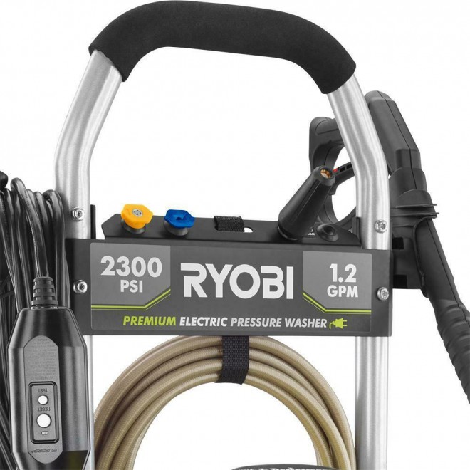 Ryobi RY141900 2300 psi 1.2 GPM High Performance Electric Pressure Washer