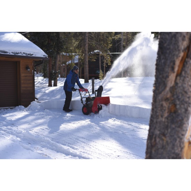 PowerSmart DB7279 24inch Two Stage  Snow Blower with Electric Start