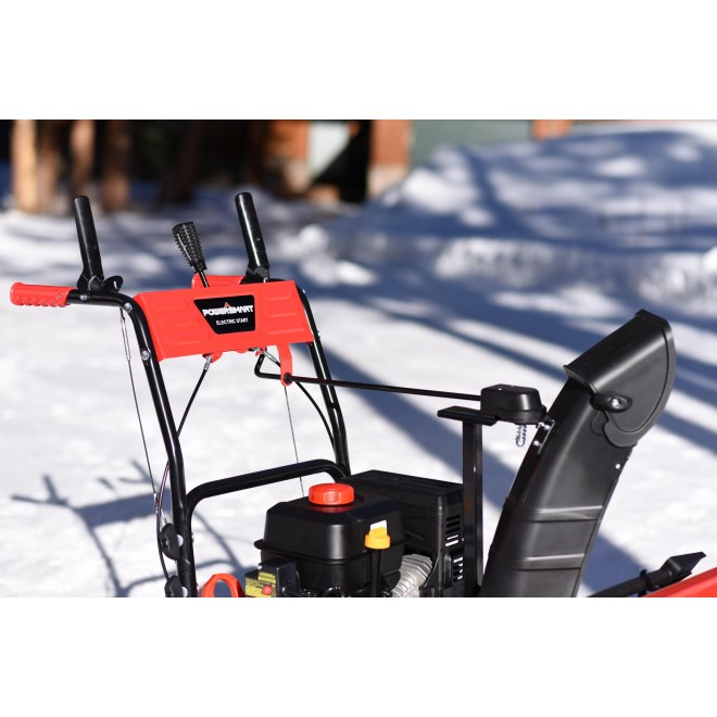 PowerSmart DB7279 24inch Two Stage  Snow Blower with Electric Start