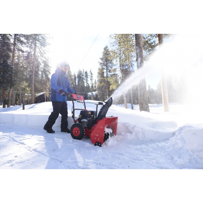 PowerSmart DB7279 24inch Two Stage  Snow Blower with Electric Start