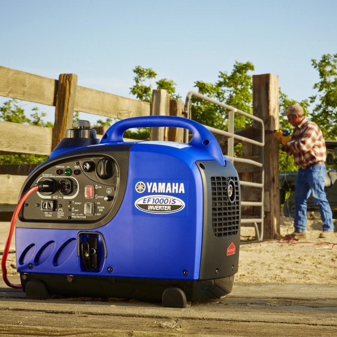 Yamaha EF1000iS 1,000 Watt OHV  Powered Portable Inverter RV Backup Generator