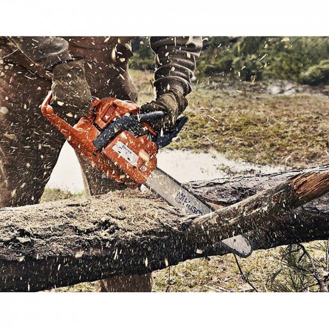 Husqvarna 440E 18 Inch 40.9cc 2.4 HP 2 Cycle  Powered Chainsaw with X-Torq