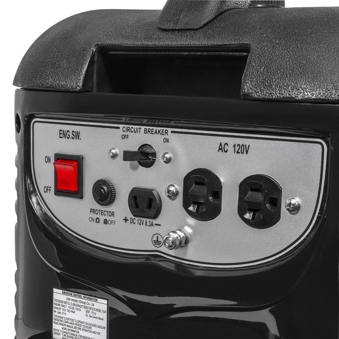 XtremepowerUS 2000W Generator EPA  power 4 Stroke oline Camping Tailgating LOW dB Rating EPA Approved -Black