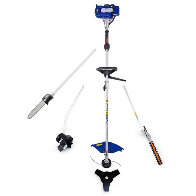 Badger 26 cc 2-Cycle  String Trimmer Full  5 -in- 1 Multi-Function with Pole Saw and Edger Attachments