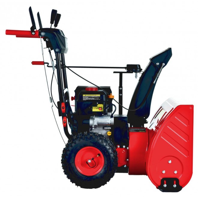 PowerSmat PSS2240-W 24 in. 212cc 2-Stage Electric Start  Snow Blower