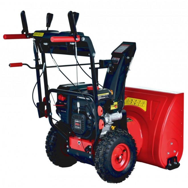 PowerSmat PSS2240-W 24 in. 212cc 2-Stage Electric Start  Snow Blower