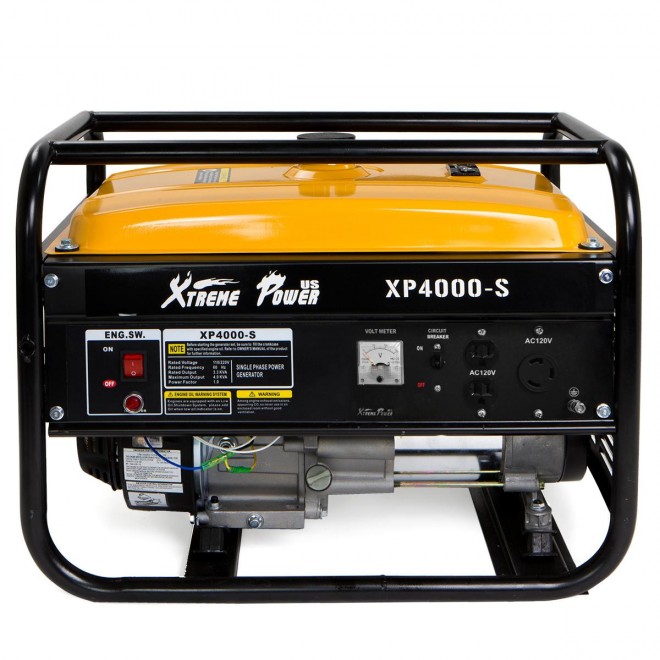 4000 Watt Generator 4000W 7HP  Portable Generator for Home Use Power Backup 3500W Running Watt, EPA Certified
