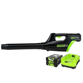 GreenWorks Pro GBL80300 80V 125MPH - 500CFM Cordless Blower, 2Ah Battery and Cha