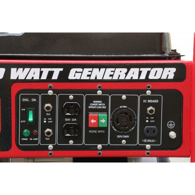 All Power 4000 Watt Generator APGG4000, 4000W  Portable Generator for Home Use Power Backup, RV Standby, Hurricane Damage Restoration Power Backup, EPA Certified