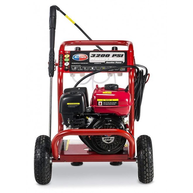 All Power America 3200 PSI, 2.6 GPM  Pressure Washer w/ 30 ft High Pressure Hose, C.A.R.B. Compliant, APW5118C