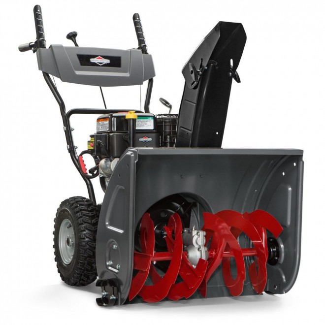 Briggs & Stratton 1696610 208cc 24 in. Dual-Stage Light-Duty  Snow Thrower with Electric Start