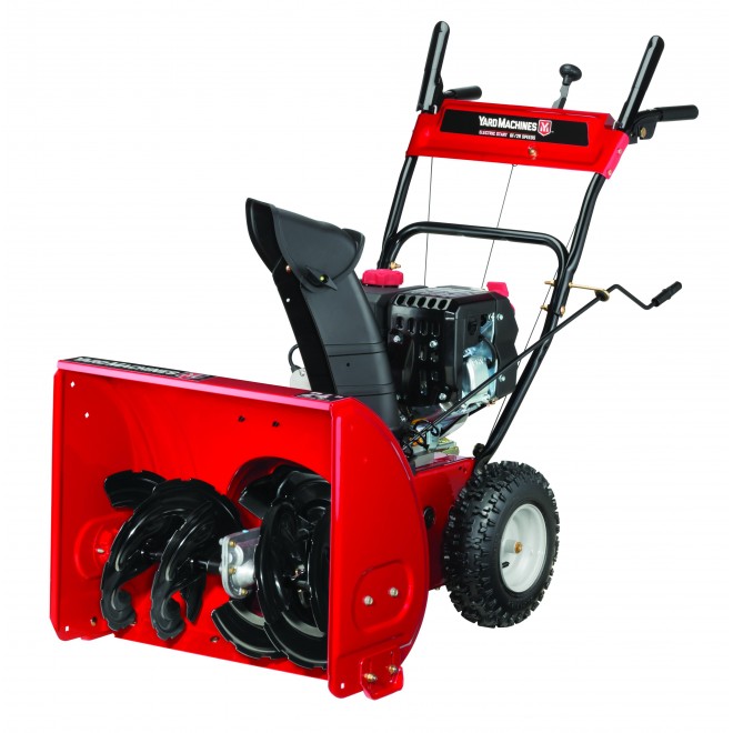 Yard Machines 24-Inch 208cc Two Stage Snow Thrower