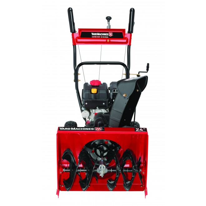 Yard Machines 24-Inch 208cc Two Stage Snow Thrower