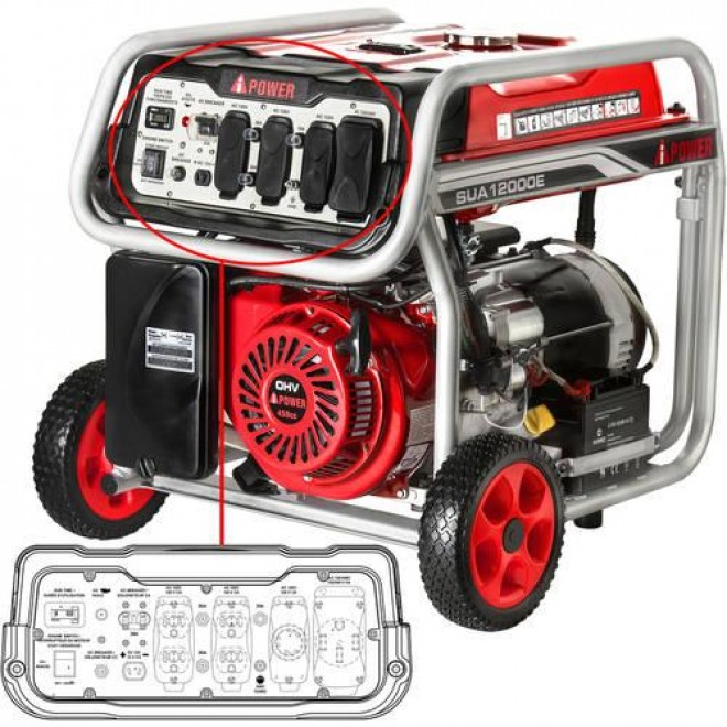 A-iPower SUA12000E oline Powered Generator/Electric Start