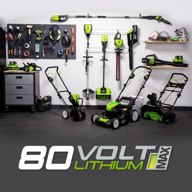 Greenworks PRO 20-Inch 80V Cordless Snow Thrower, 2.0 AH Battery Included 2600402