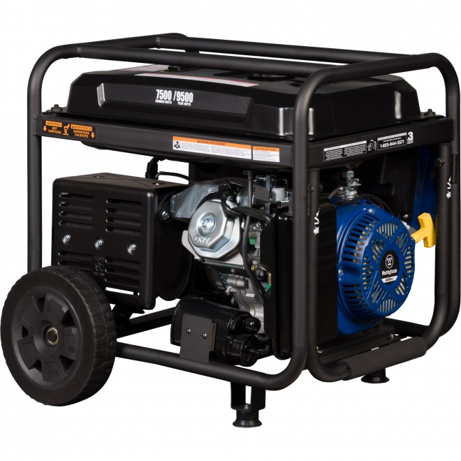 Westinghouse WGen7500 Portable Generator with Remote Electric Start - 7500 Rated Watts & 9500 Peak Watts -  Powered - CARB Compliant - Transfer Switch Ready