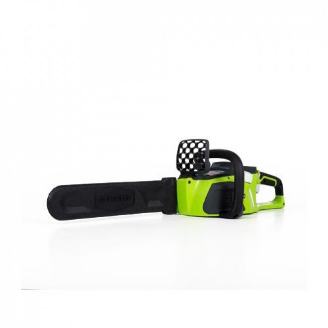 Greenworks 40V 16-Inch Cordless Lithium-Ion Brushless Chainsaw, 4.0 AH Battery Included 20312