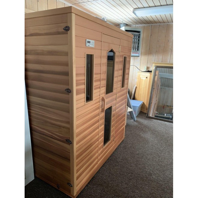 EZe Far Infrared Sauna.New In Box  Twin star Opposite Seat    60x48