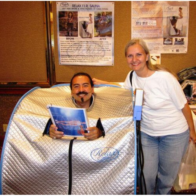 RELAX Far InfraRed Sit-Up Sauna, heat without steam, lose weight