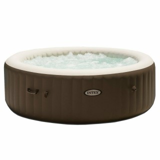Intex 28407VM Pure Spa Portable Inflatable Massage Heated Hot Tub for 6 Person