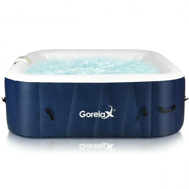 Inflatable Hot Tub Outdoor Jacuzzi Portable Spa 4 Person Hottub Massage Pool New