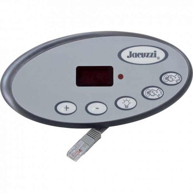 Topside, Jacuzzi J-300 LED Series, 5 Button, P1, P2, Lt. 2600-322