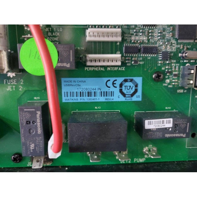 Hot Spot Spa Control Box  WATKINS PN 1303401-1 Revision H