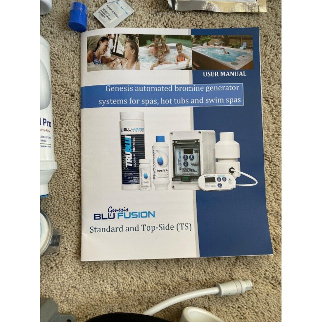 BluWater Bromine Generator, 115v/230v, with Topside - New - Paid $500