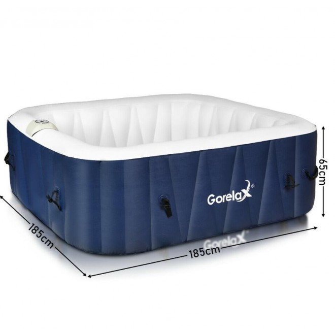 6 Person Hot Tubs And Spas Jacuzzi Blow Up Inflatable Portable Outdoor Massage