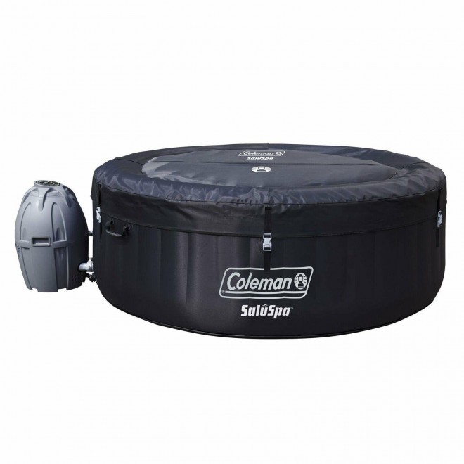 Coleman Lay-Z-Spa 71 X 26 Inflatable 4-5 Person Portable Black Hot Tub - 13804
