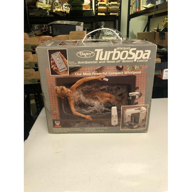 Dazey 6200 Turbo Spa Whirlpool Bathtub Water Jet w/Remote Control New Old Stock