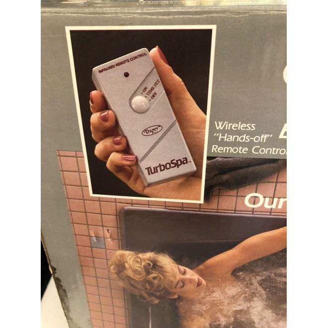 Dazey 6200 Turbo Spa Whirlpool Bathtub Water Jet w/Remote Control New Old Stock