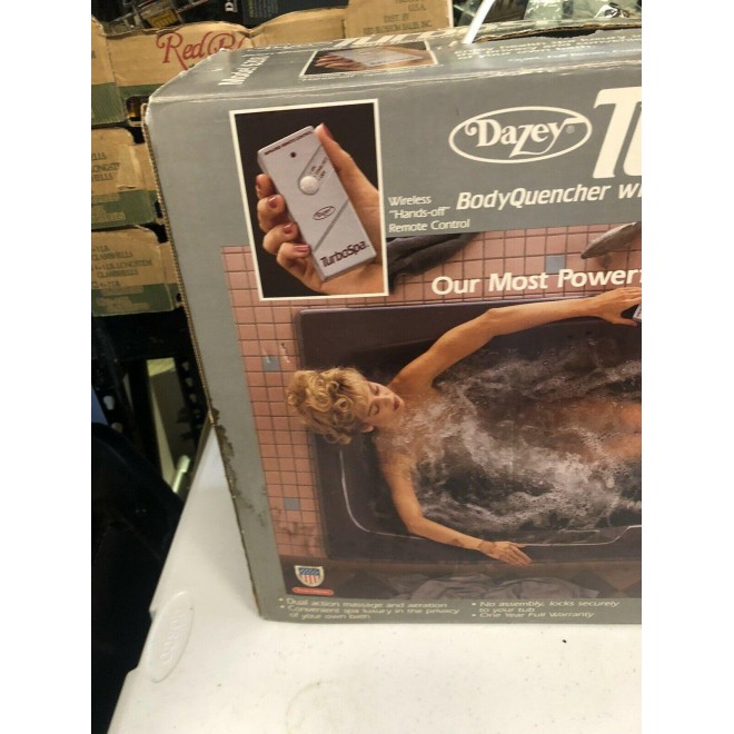 Dazey 6200 Turbo Spa Whirlpool Bathtub Water Jet w/Remote Control New Old Stock