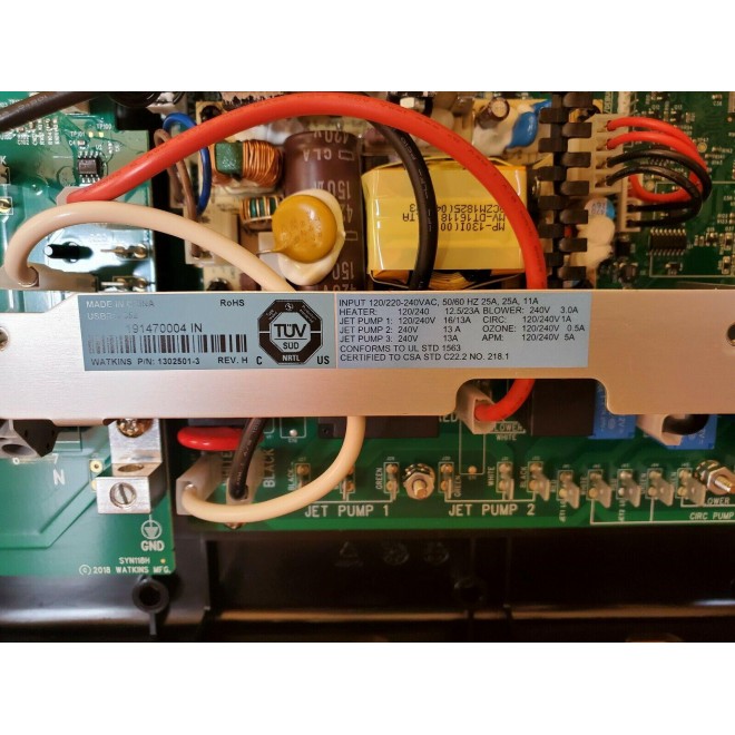 Watkins IQ 2020 Control Box p/n 1302501-3 REV. H