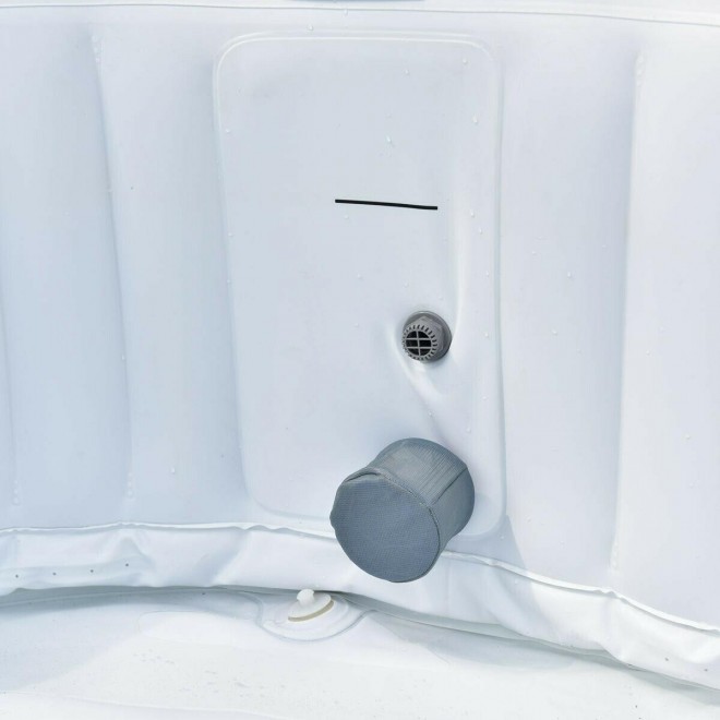 4 Person Folding Portable  PVC Inflatable Bubble Massage Spa Hot Tub Jacuzzi