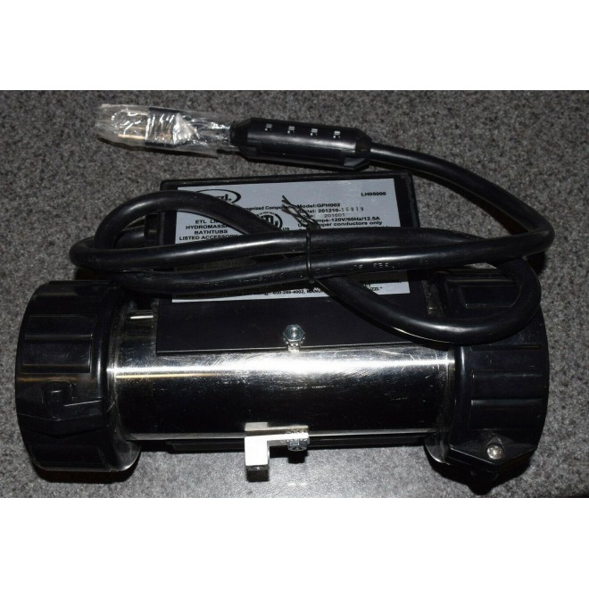 JACUZZI ELECTRIC INLINE 120V 1500 WATT HEATER GPH002 PRIMO ESPREE