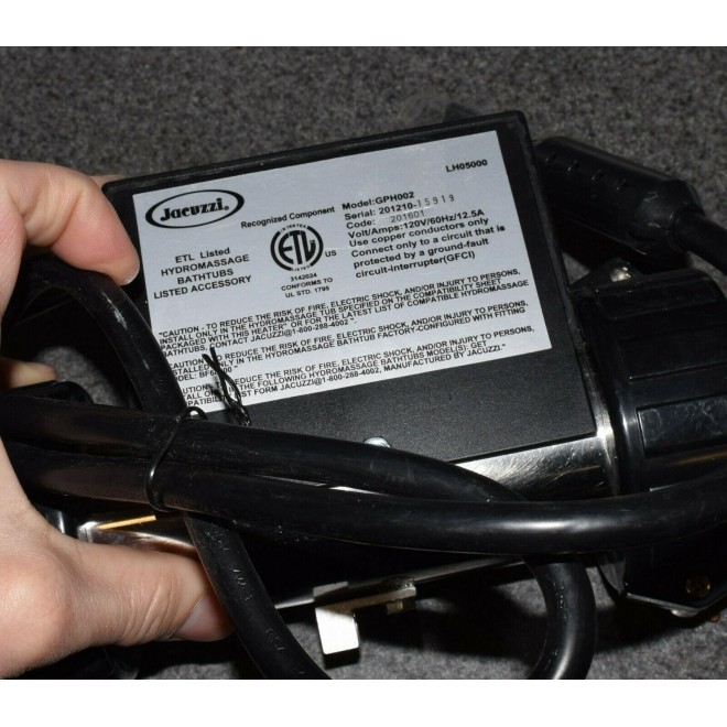 JACUZZI ELECTRIC INLINE 120V 1500 WATT HEATER GPH002 PRIMO ESPREE