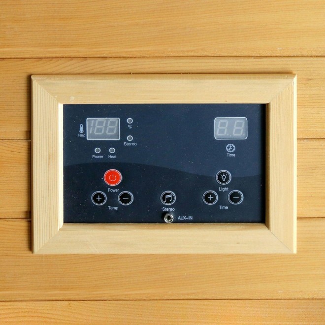 Radiant Saunas BSA2101 Serenity  Infrared Half Sauna, 59