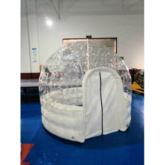 Inflatable Hot Tub Spa Solar Dome Cover Tent Structure W/ Pump & Anchors