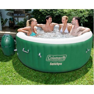 Coleman Lay Z Spa Inflatable Hot Tub Bubble Jacuzzi Set Portable 4-6 People