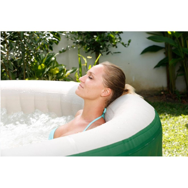 Coleman Lay Z Spa Inflatable Hot Tub Bubble Jacuzzi Set Portable 4-6 People