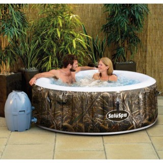 SaluSpa Realtree MAX-5 AirJet 4-Person Portable Inflatable Hot Tub Spa