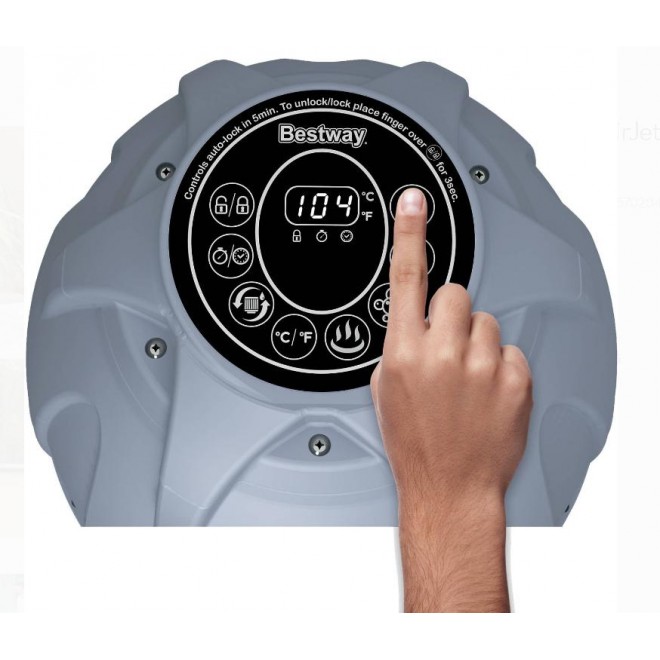 SaluSpa Realtree MAX-5 AirJet 4-Person Portable Inflatable Hot Tub Spa