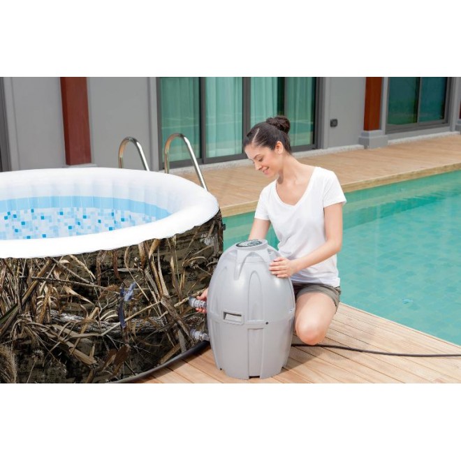 SaluSpa Realtree MAX-5 AirJet 4-Person Portable Inflatable Hot Tub Spa