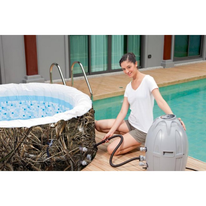 SaluSpa Realtree MAX-5 AirJet 4-Person Portable Inflatable Hot Tub Spa