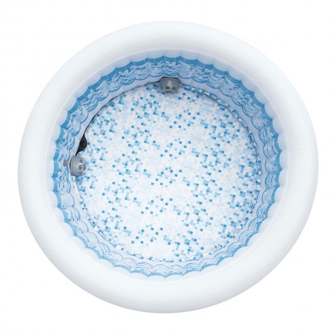 Miami Inflatable Portable Hot Tub 54124, 4 Person Lay-Z-Spa With Soothing Jets