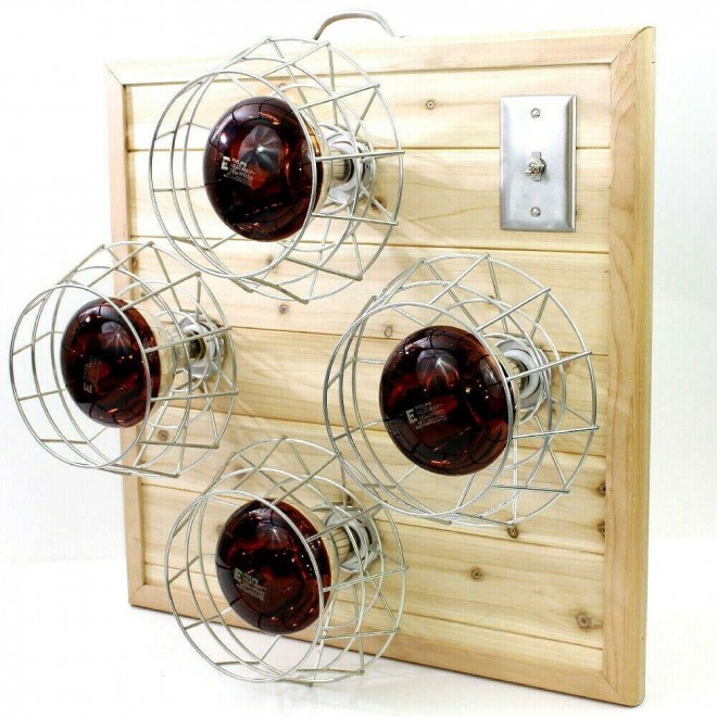 Near Infrared Sauna 4 Light Panel