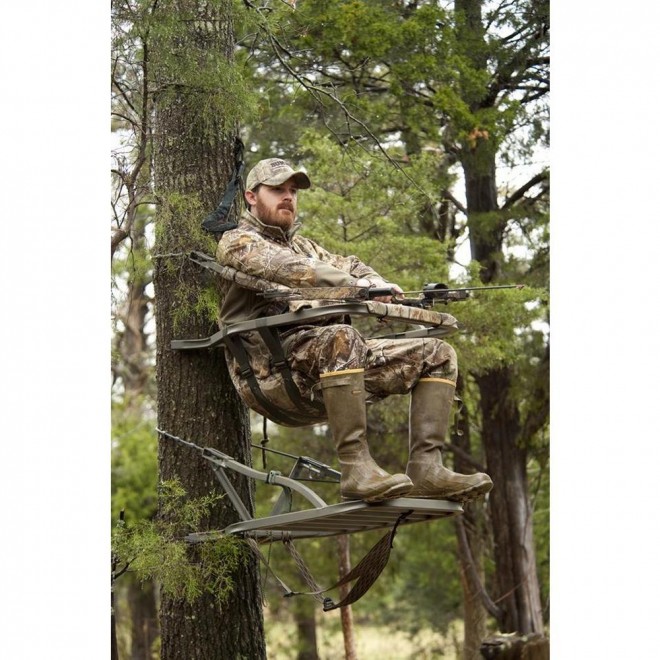 Goliath SD Self Climbing Treestand 81119 - Bow and Rifle Deer Hunting